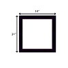 Gulches Series "Simplicity Owl" in by Britt Hallowell 1 Piece Black Frame Printed Wall Art Modern Poster Art Print 14 in. x 1 in. - 4 of 4