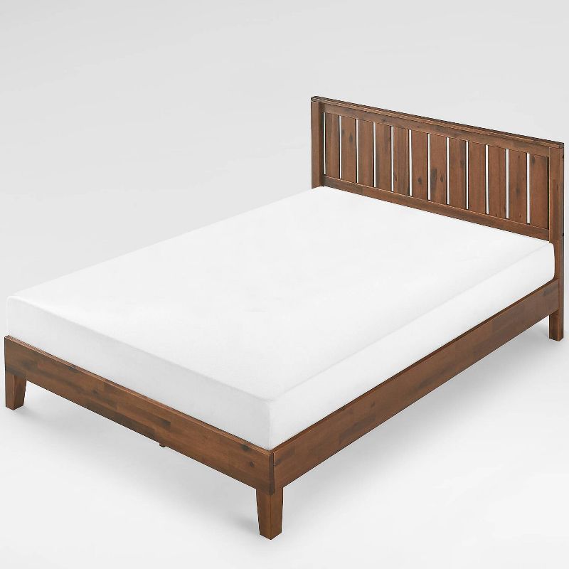 Vivek Deluxe Wood Platform Bed with Headboard - Zinus, 5 of 11