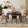Coolmee Boho Washable Rugs,Vintage Non Slip Ultra Soft Throw Rugs Low-Pile Floor Carpet Rug for Bedroom Entryway Dining Room Dorm, - 4 of 4