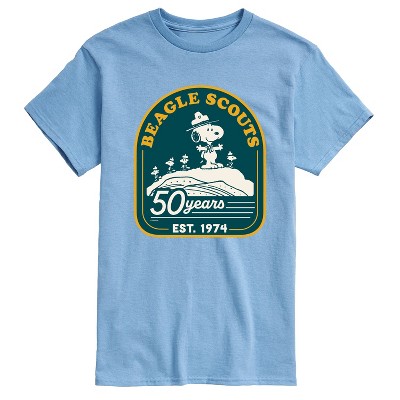 Men's - Peanuts - Fifty Years Mountain Short Sleeve Graphic T-Shirt