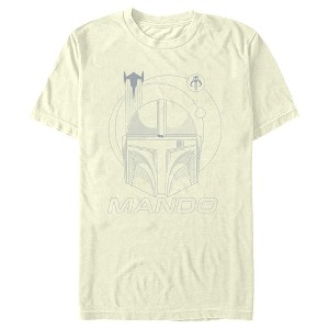 Men's Star Wars: The Mandalorian Mando Sketch T-Shirt - 1 of 4