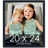 PosterPalooza | Slim Profile Black Picture Frame - UV Acrylic, Foam Board Backing, Hanging Hardware - 2 of 4
