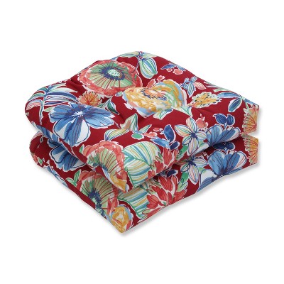 2pk Colsen Wicker Outdoor Seat Cushions - Pillow Perfect