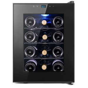 Ca'Lefort Mini Wine Fridge Beverage Cooler, Thermoelectric Fridge - 1.17 Cu.ft  12 Bottles - 1 of 4