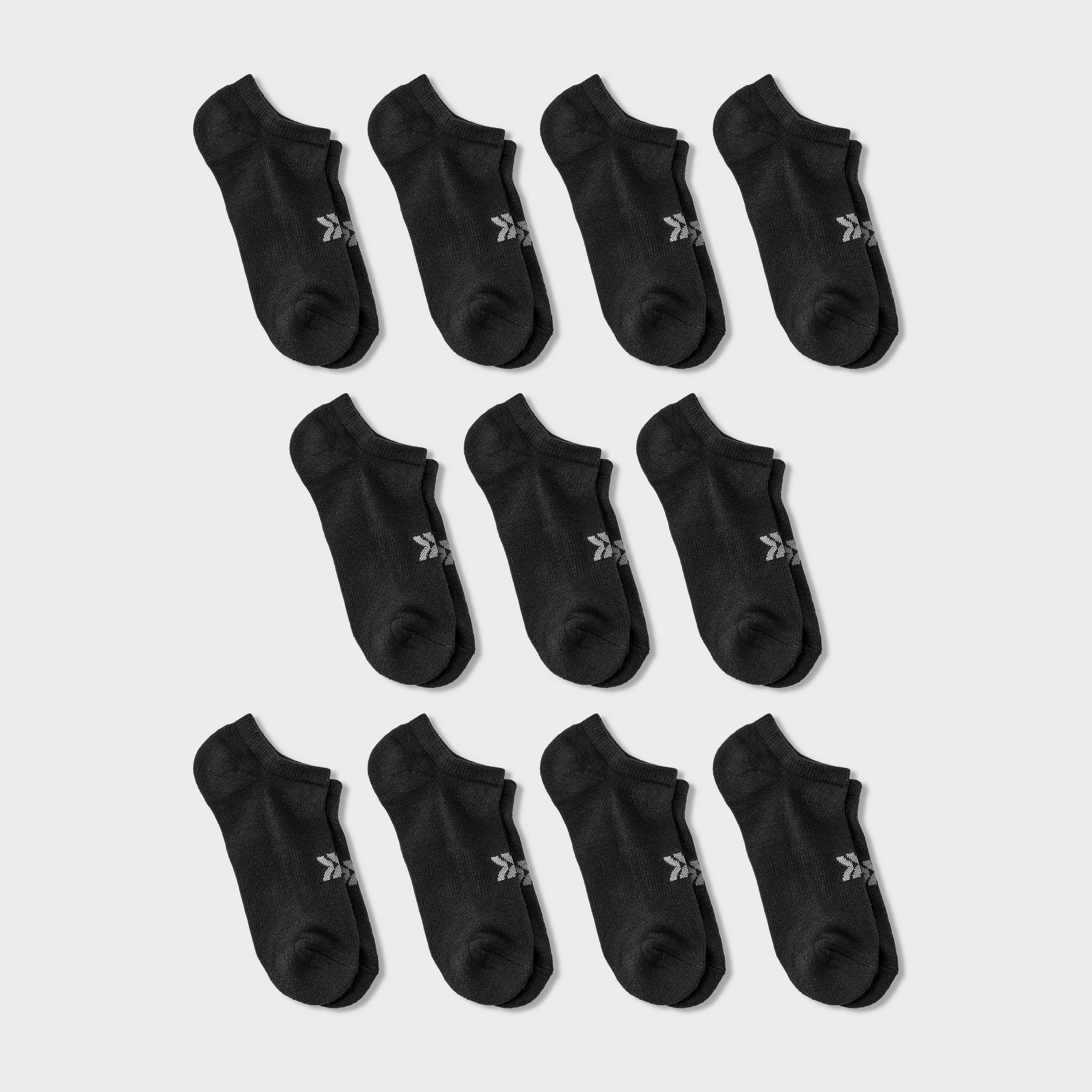 Women's Lightweight Everyday 11pk No Show Socks - All In Motion™ - 4-10