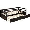 Streamdale Daybed with Trundle Frame Set, Twin Size, Espresso - 4 of 4