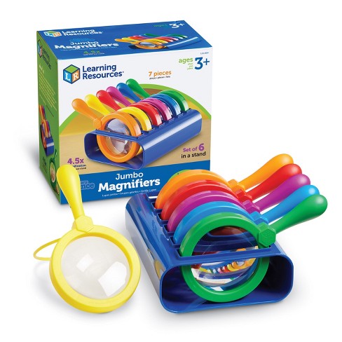 Learning Resources Jumbo Magnifiers Set, Set Of 6, Ages 3+ : Target