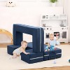 Kids Play Couch, 3Pcs Modular Kids Couch Toddler Couch for Playroom Bedroom, Convertible Foam Kids Play Sofa with Removable Cover - 3 of 4