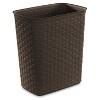 Sterilite Weave 5.8 Gallon Plastic Home/Office Wastebasket Trash Can (6 Pack) - 2 of 4