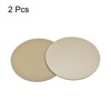 Unique Bargains PU Heat Resistant Waterproof Oil Proof Coasters 2 Pcs 4.02" - 3 of 4