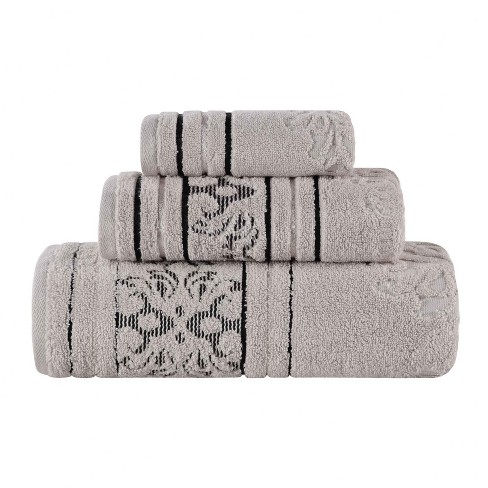 2pc Luxury Cotton Bath Towels Sets White - Yorkshire Home