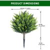 43.3 Inch Artificial Topiary Ball Tree with Spike,Artificial Cedar Tree for Home Decor, Indoor and Outdoor, Set of 2 - 2 of 4