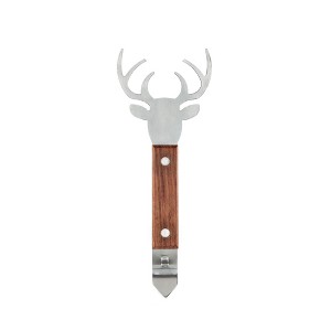 Stag Acacia Wood Bottle Opener by Foster & Rye™ - 1 of 4