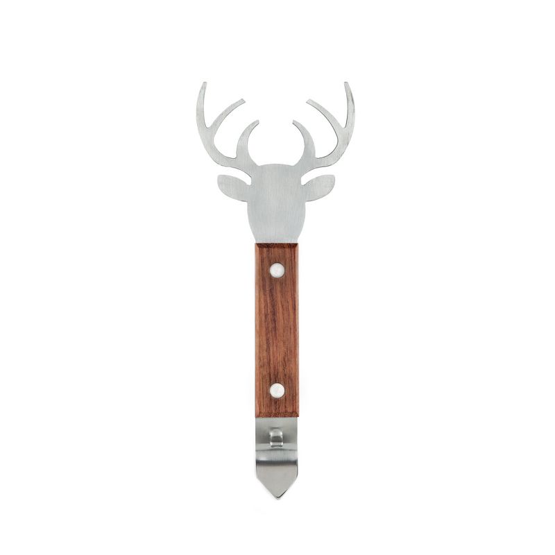 Stag Acacia Wood Bottle Opener by Foster & Rye™, 1 of 6
