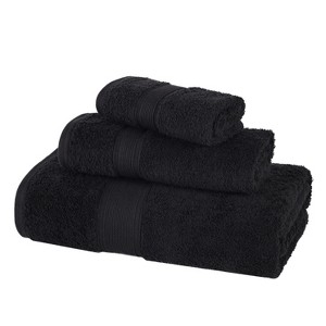 Organic Cotton Medium Weight Solid Towel Set by Blue Nile Mills - 1 of 4
