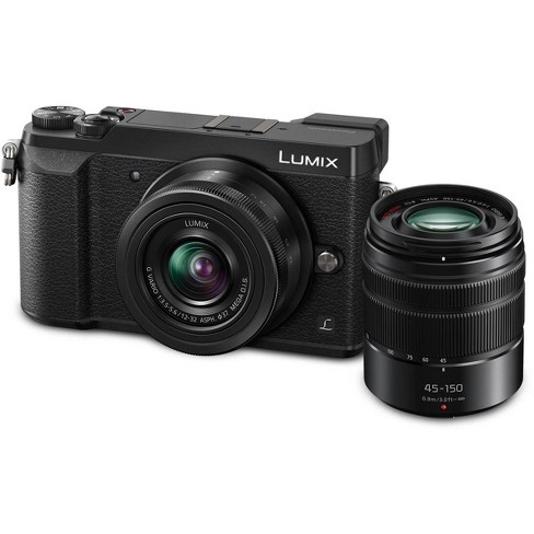 Panasonic Lumix Dmc Gx85 Mirrorless Camera Black With Lumix G Vario 12 32mm F 3 5 5 6 45 150mm F4 0 5 6 Lenses Target