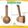 BABYYER Pet Bath Brush for Dogs & Cats - Grooming Brush with Built-in Shampoo Dispenser - Massage Wash Brush for Long & Short Hair - 2 of 4