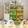 Kids Toy Storage Organizer,With 8 Colorful Removable Bins,Bookshelf & Large Toy Box for Bedroom, Nursery, Classroom,Study - 3 of 4