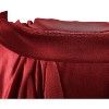 Women's Vintage Velvet Skater Skirt - Stretchy Flared Mini A-Line Skirt Bright Red - 4 of 4