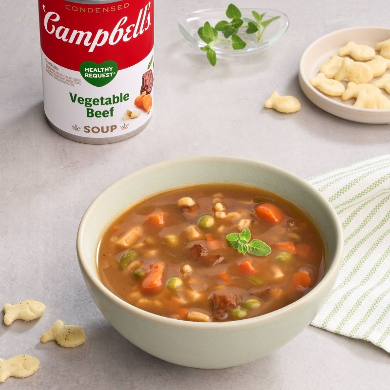 Campbell&#39;s Condensed Healthy Request Vegetable Beef Soup 10.5oz, 3 of 8