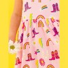 RuffleButts Toddler Girls Tie Shoulder Twirl Dress - 4 of 4