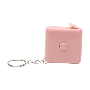 Unique Bargains Tape Measures +/-5% Accuracy ABS Plastic Pink 1.85"x1.85"x0.87" 1 Pcs - 1 of 3