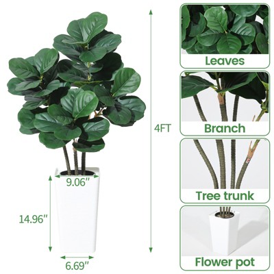 Artificial Fiddle Leaf Fig Plant - Thumbnail 2