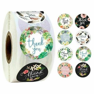 Kitcheniva 500 Pcs 1" Thank You Stickers Labels - 1 of 1