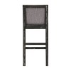 Kumasinova Modern Fabric Counter Height Bar Stools Set of 2,Accent Chair with Rubber wood Frame,Retro Bar Chairs for Kitchen Island,Dining Room - 4 of 4
