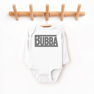 The Juniper Shop Bubba Checkered Baby Long Sleeve Bodysuit