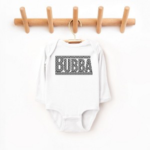 The Juniper Shop Bubba Checkered Baby Long Sleeve Bodysuit - 1 of 3