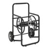 Suncast Professional Portable 200 Foot Powder-Coated Steel Hose Reel Cart with Wheels for Landscaping, Yard, Garden, & Utility Use, Black (2 Pack) - 3 of 4