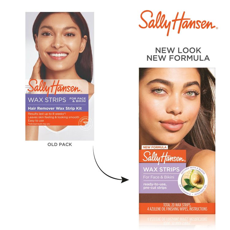 Sally Hansen Wax Strips for Face & Bikini - 20ct: Contains Vitamin E, Vegan, All Hair Types, 6 of 6