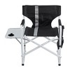 Oversized Folding Camping Chair with Side Table and Pockets,Lightweight Director’s Chair for Outdoor Use-Cuddlewood - 2 of 4