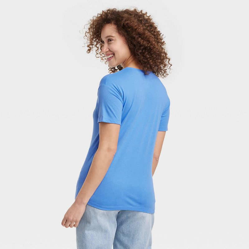 Women's Self Love Club Short Sleeve Graphic T-Shirt - Blue, 2 of 7
