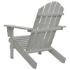 vidaXL Patio Chair Wood Gray - 4 of 4