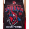 Seven Times Six Marvel Spider-Man Basketball Jersey Men's Protector of New York Tank Top Black - 2 of 4