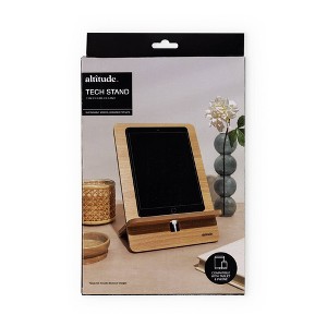 Altitude Tech Stand Natural Wood - 1 of 4
