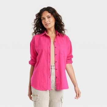 Women's Long Sleeve Flannel Button-Down Shirt - Universal Thread™