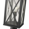 Z-Lite Brookside 1 - Light Lantern in  Black - 3 of 4