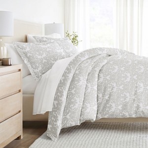 Paisley, Damask & Soft Farmhouse Prints 3PC Duvet Cover & Shams Set, Ultra Soft, Easy Care - Becky Cameron - 1 of 4