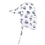 Hudson Baby Infant and Toddler Boy Sun Protection Hat, Sailboat