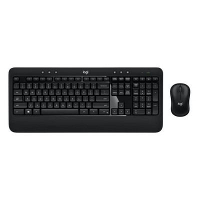 Logitech Advanced Keyboard and Mouse Combo Desktop - Black