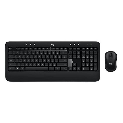 Logitech Advanced Keyboard And Mouse Combo Desktop - Black : Target