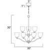 Maxim Lighting Stefan 9 - Light Chandelier in  Satin Nickel - 2 of 2