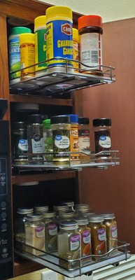 LYNK PROFESSIONAL Élite Pull Out Spice Rack Organizer for Cabinet