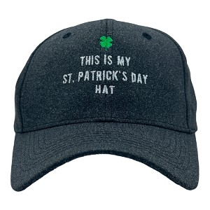Funny St Patricks Day Hats Hilarous Novelty Graphic Caps - Crazy Dog - 1 of 4