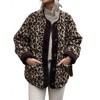 Women's Leopard Fleece Jacket - MapCie - 2 of 3