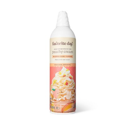 Peaches and Cream Whipped Dairy Topping - 13oz - Favorite Day™