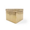 Decorative Metallic Box Gold - Bullseye's Playground™ - 2 of 3